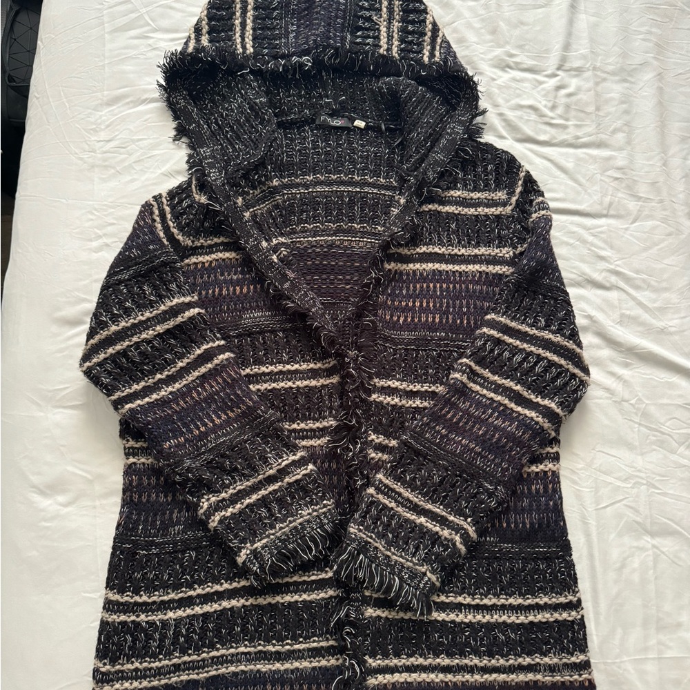Fylo Multicolored Hooded Sweater